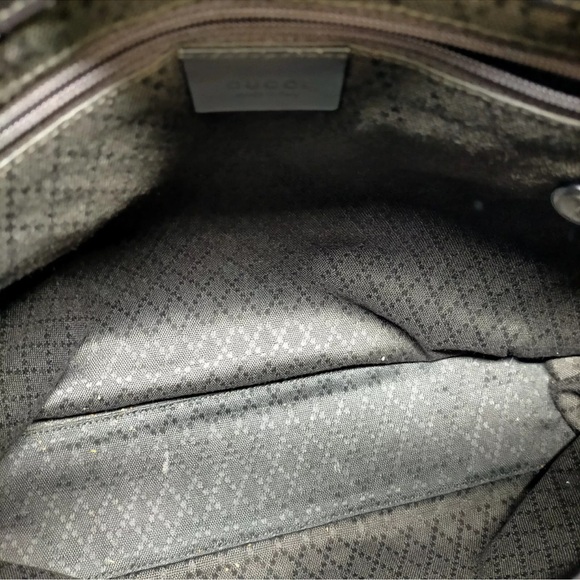 Authentic Gucci Nylon/ Leather Shoulder Bag - Picture 8 of 9